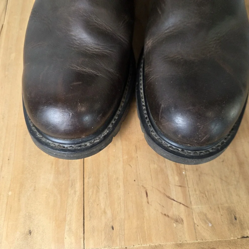 CAT Revolver P72191 Soft Toe Pull-On Work Boots Men's 11.5 Brown Lea